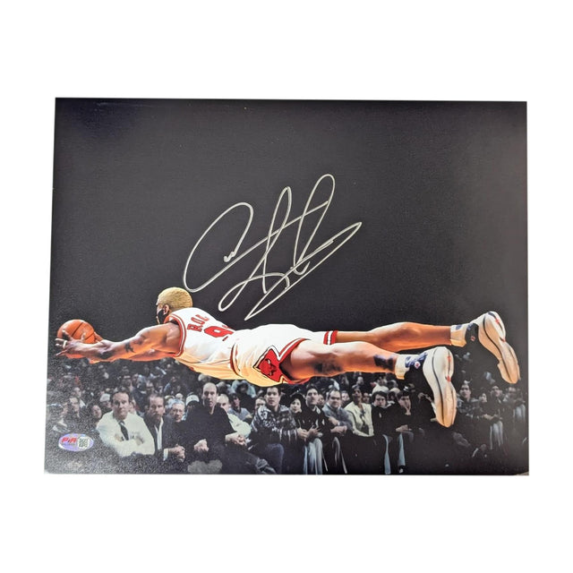 Dennis Rodman Signed Authentic 11x14 Photo Chicago Bulls NBA 
