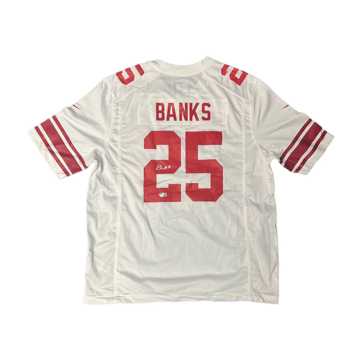 Deonte Banks Signed Authentic Nike NY Giants NFL Beckett 
