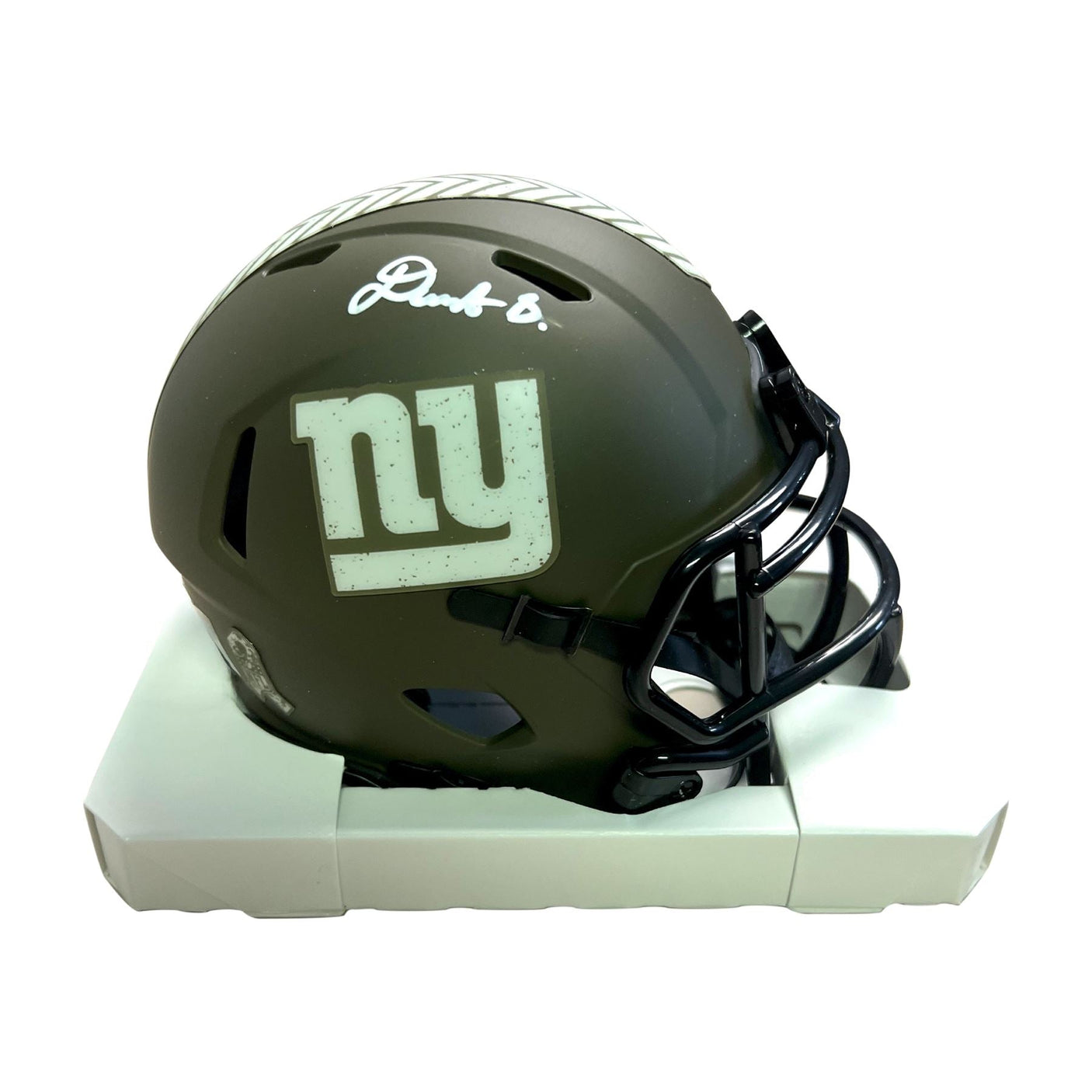 Denote Banks Signed Authentic Salute To Service NY Giants NFL 