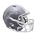 Detroit Lions SLATE Full Size Replica Football Helmet NFL