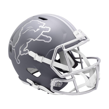 Detroit Lions SLATE Full Size Replica Football Helmet NFL