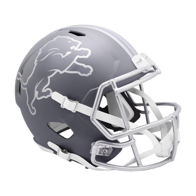 Detroit Lions SLATE Full Size Replica Football Helmet NFL