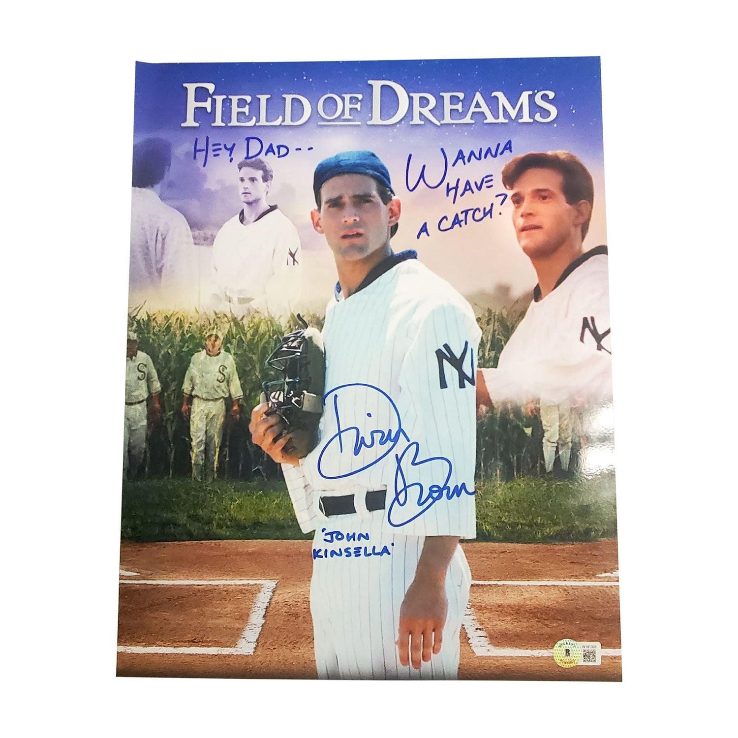 Dwier Brown Signed Authentic Field Of Dreams MLB