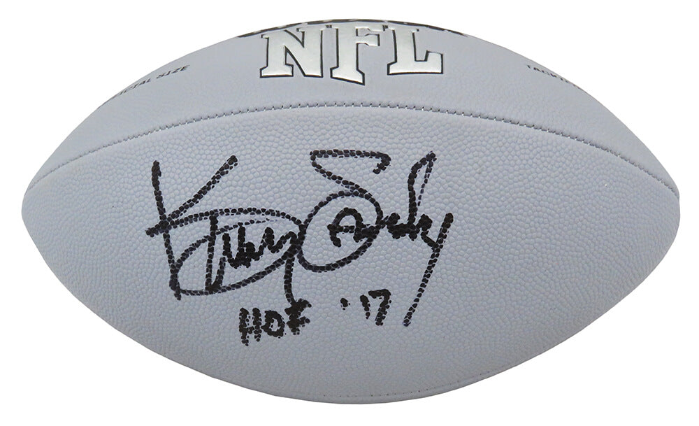 Kenny Easley Signed Wilson MVP Silver Full Size Football w/HOF'17