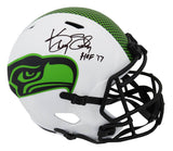 Kenny Easley Signed Seattle Seahawks Lunar Eclipse White Matte Riddell Full Size Speed Replica Helmet w/HOF'17