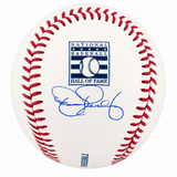 Dennis Eckerlsey Signed Rawlings Hall of Fame Logo MLB Baseball