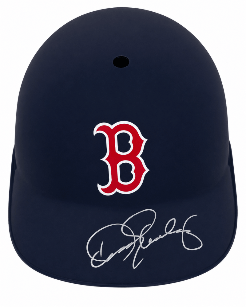 Dennis Eckerlsey Signed Boston Red Sox Souvenir Replica Batting Helmet - (Fanatics)