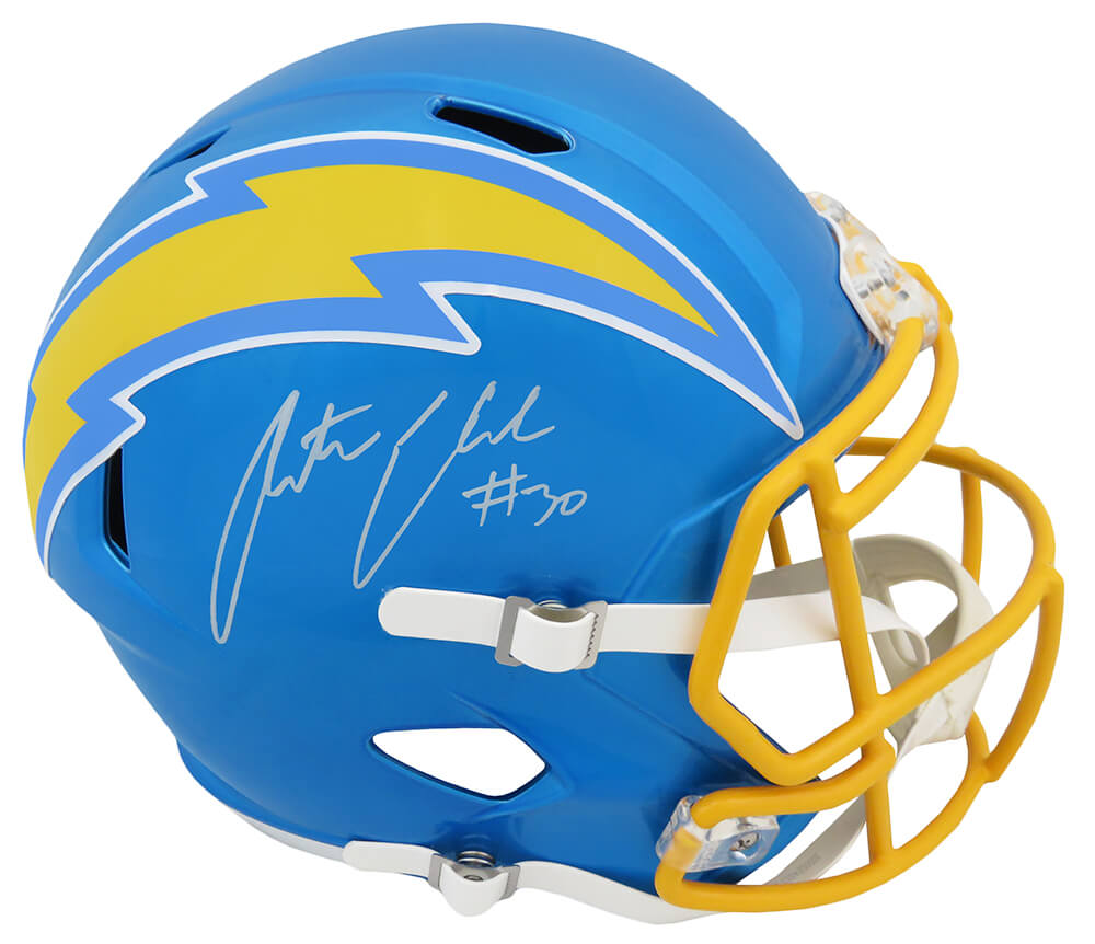 Austin Ekeler Signed Los Angeles Chargers FLASH Riddell Full Size Speed Replica Helmet