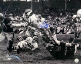 Carl Eller Signed Minnesota Vikings B&W Action vs Bears 16x20 Photo w/HOF'04