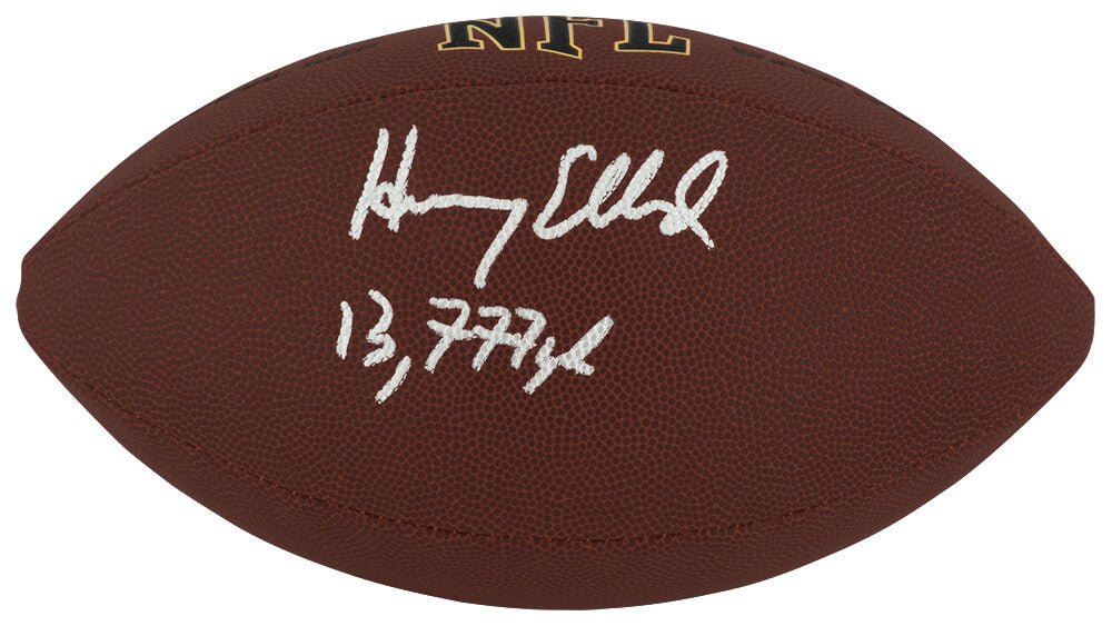 Henry Ellard Signed Wilson Super Grip Full Size NFL Football w/13,777 Yds