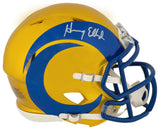 Henry Ellard Signed Los Angeles Rams FLASH Riddell Speed Mini Helmet