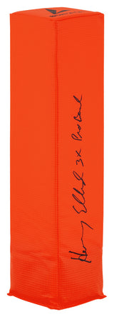 Henry Ellard Signed BSN Orange Football Endzone Pylon w/3x Pro Bowl