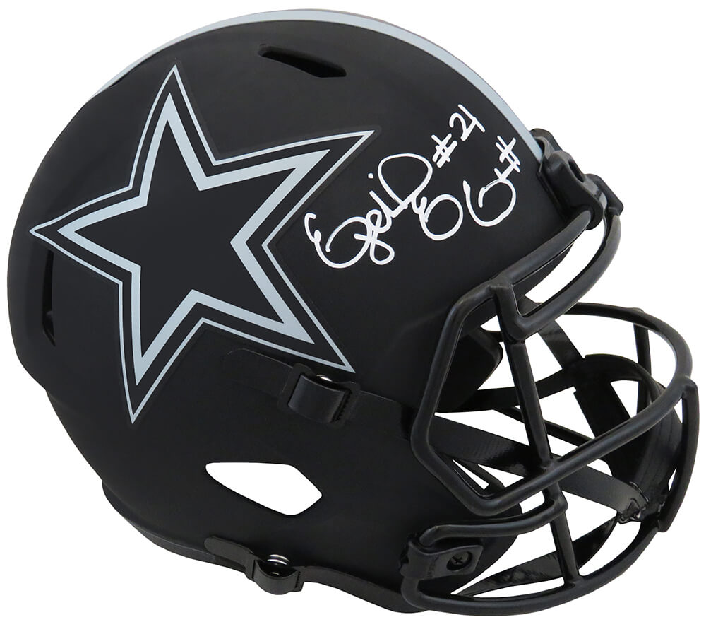 Ezekiel Elliott Signed Dallas Cowboys ECLIPSE Riddell Full Size Speed Replica Helmet