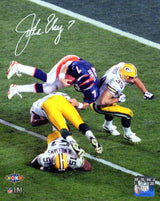 John Elway Signed Denver Broncos Super Bowl XXXII Helicopter HIt 8x10 Photo
