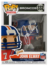 John Elway Signed Denver Broncos John Elway Funko Pop Doll #332