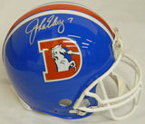 John Elway Signed Broncos Throwback 'D' Riddell Authentic Proline Helmet