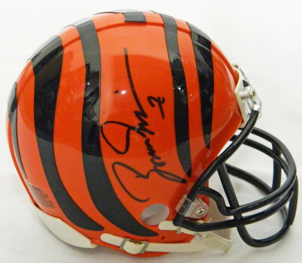 Boomer Esiason Signed Cincinnati Bengals Riddell Mini Helmet