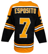 Phil Esposito Signed Black Custom Hockey Jersey