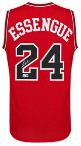 Noa Essengue Signed Red Custom Basketball Jersey - (Beckett)