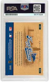 Emilio Estevez Signed 2004 Donruss Threads Fans of the Game Trading Card #201 - (PSA Encapsulated)