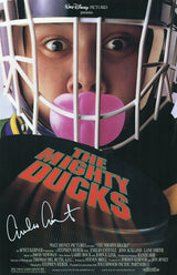 Emilio Estevez Signed The Mighty Ducks (Goldberg) 11x17 Movie Poster