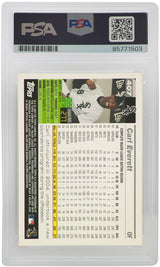 Carl Everett Signed Chicago White Sox 2005 Topps Baseball Trading Card #407 - (PSA Encapsulated)