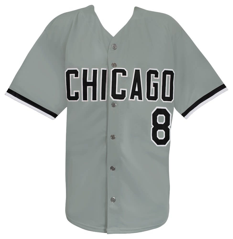 Carl Everett Signed Grey Custom Baseball Jersey w2005 WS Champs