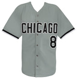 Carl Everett Signed Grey Custom Baseball Jersey w2005 WS Champs