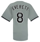 Carl Everett Signed Grey Custom Baseball Jersey w2005 WS Champs