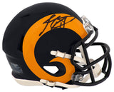 Jim Everett Signed Los Angeles Rams Throwback Riddell Speed Mini Helmet