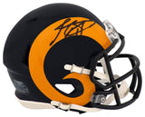 Jim Everett Signed Los Angeles Rams Throwback Riddell Speed Mini Helmet
