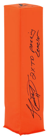 Jim Everett Signed BSN Orange Endzone Football Pylon w/2x TD Pass Leader
