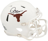 Quinn Ewers Signed Texas Longhorns Riddell Speed Mini Helmet - (Beckett)