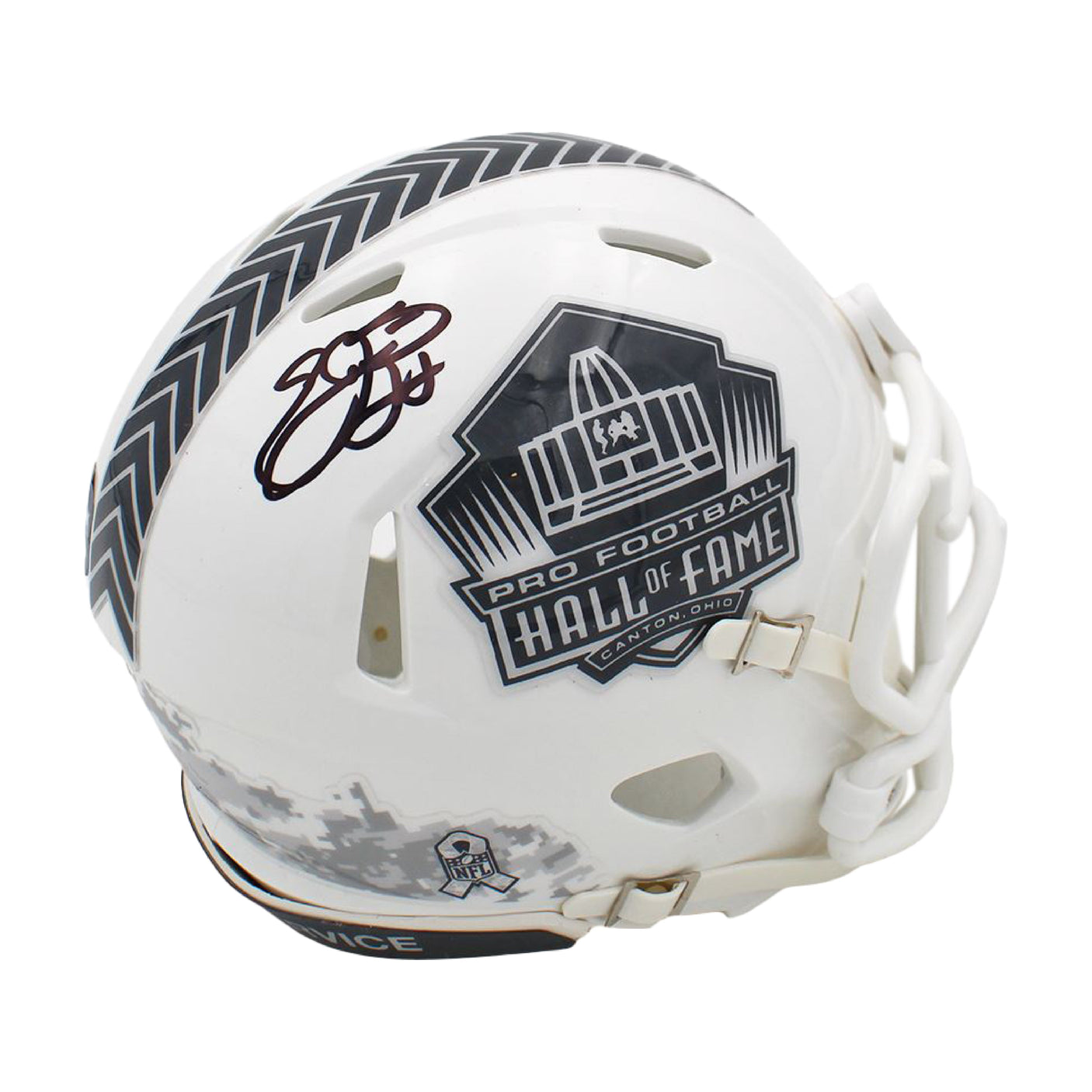 Emmitt Smith Signed Authentic Salute To Service Hall Of Fame NFL