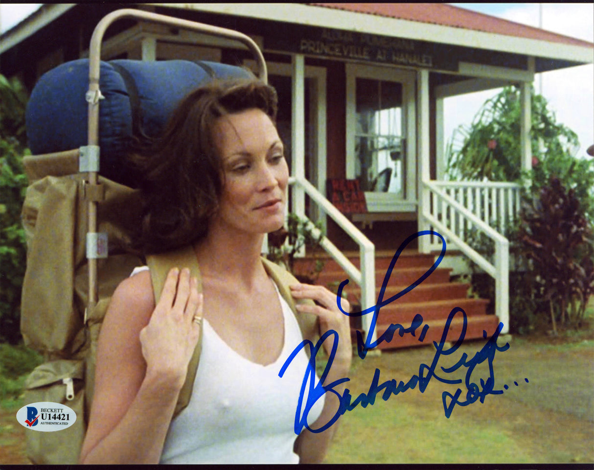 Barbara Leigh Vampirella "Love XO" Authentic Signed 8x10 Sexy Photo BAS #U14421