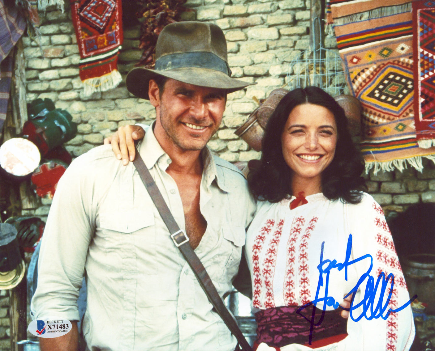 Karen Allen Indiana Jones "Best" Authentic Signed 8x10 Photo BAS #X71483
