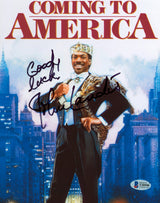 John Landis Coming to America Good Luck Authentic Signed 8x10 Photo BAS #T20590