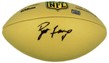 Brett Favre Signed Wilson Duke Gold Metallic NFL Full Size Replica Football - (Favre Holo)