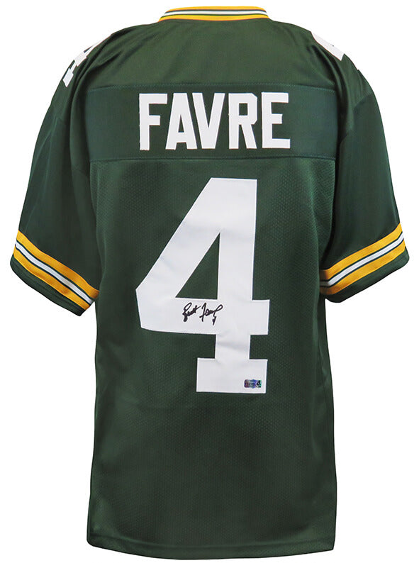Brett Favre Signed Green Custom Jersey (Favre Holo)