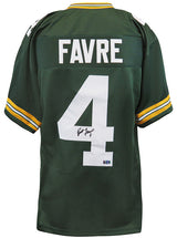 Brett Favre Signed Green Custom Jersey (Favre Holo)