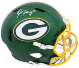 Brett Favre Signed Green Bay Packers FLASH Riddell Full Size Speed Replica Helmet