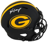 Brett Favre Signed Packers ECLIPSE Riddell Full Size Speed Replica Helmet (Favre Holo)