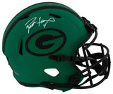 Brett Favre Signed Green Bay Packers RAVE Riddell Full Size Speed Replica Helmet