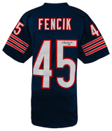 Gary Fencik Signed Navy Custom Football Jersey