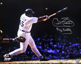 Cecil Fielder Signed Detroit Tigers Swinging Action 16x20 Photo w/Big Daddy