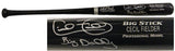 Cecil Fielder Signed Black Name Engraved Big Stick Bat w/Big Daddy