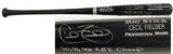 Cecil Fielder Signed Black Name Engraved Big Stick Bat w/90,91,92 RBI Champ