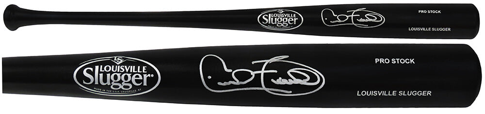 Cecil Fielder Signed Louisville Slugger Pro Stock Black Baseball Bat