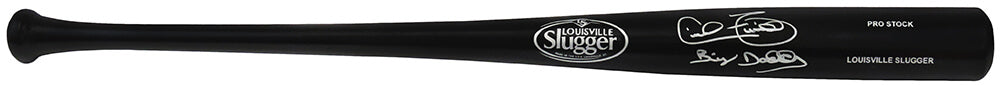 Cecil Fielder Signed Louisville Slugger Pro Stock Black Baseball Bat w/Big Daddy