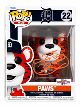 Cecil Fielder Signed Detroit Tigers 'Paws' MLB Mascot Funko Pop Doll #22